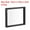 Black, variant on Floating Thin Film Display Box, ABS Frame Case 11cm x 11cm x 2cm White Pack of 4