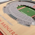 thumbnail image 3 of IDNA Wisconsin Badgers 3D StadiumViews Picture Frame, 3 of 5