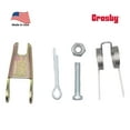 thumbnail image 2 of Crosby Hook Latch Kit for 1-1/2 Ton Capacity Hooks – S-4320, Stock Replacement #1096374, Fits with 319N, 320N, 322N, 339N, 1327, 1339 Hooks - OSHA Compliant Stainless Steel Safety Kit, 2 of 8