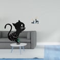 thumbnail image 2 of Reloj De Pared De Acrílico Con Diseño De Gato Y Estatua De Reno Para Decoración Moderna De Sala De Estar, Oficina Y Hogar Con Un Bonito Diseño De Animales., 2 of 8