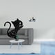 thumbnail image 2 of Reloj De Pared De Acrílico Con Diseño De Gato Y Estatua De Reno Para Decoración Moderna De Sala De Estar, Oficina Y Hogar Con Un Bonito Diseño De Animales., 2 of 8