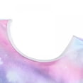 thumbnail image 4 of Kids Girls Gymnastics Bodysuit Ballet Leotard Dancewear Long Sleeve Tie-dyed Gym Suit Onesies Training Suit for Dance 5-12Y, 4 of 7