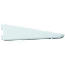 Knape & Vogt 182 Series 182 WH 10.5 Shelf Bracket, 11.2 in L, Steel, White