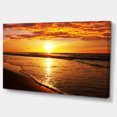 thumbnail image 3 of Design Art - Bright Yellow Sunset over Waves, 3 of 4
