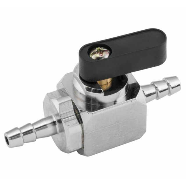 Válvula de combustible Helix Racing HLX-119-5590 con palanca de 3 vías de 3/16"