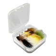 thumbnail image 4 of 5 moscas para pesca con mosca, cebos artificiales con anzuelo, juego de señuelos con caja de almacenamiento transparente, accesorios de pesca para, 4 of 8