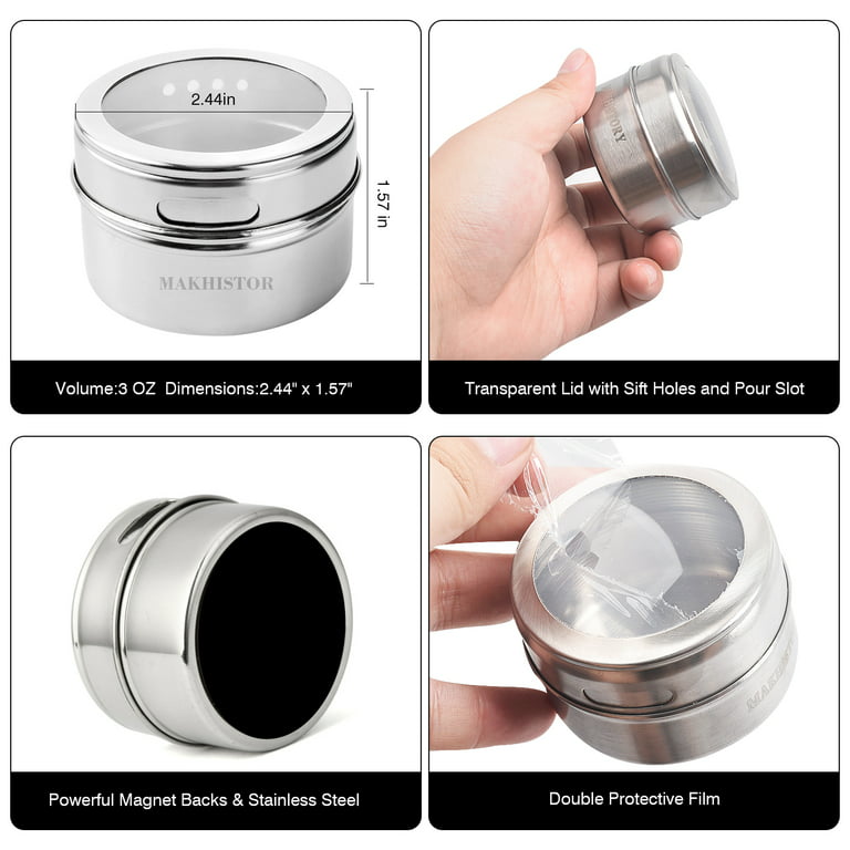 2oz 12pk Round Spice Jar Set - Threshold™