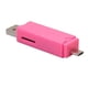 thumbnail image 4 of Lector de tarjetas Micro USB OTG HUB Adapter perfecl TF Rosado, 4 of 8