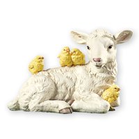 Easter Lamb and Chicks Figurine