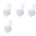 thumbnail image 1 of Birdeem Banquet Hotel Chair Cover Home Elastic Chair Cover Bleached White Multi Pc, 1 of 12