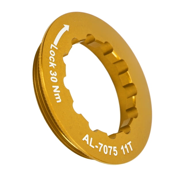 Anillo de bloqueo de casete Ticfox, Aleación de aluminio para bicicleta de montaña, Deportes al aire libre, ciclismo, componentes, color oro