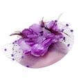 thumbnail image 4 of Coofit Fascinator Hat Dual-use Mesh Flower Creative Tea Party Hat Fascinator Hair Clip, 4 of 8