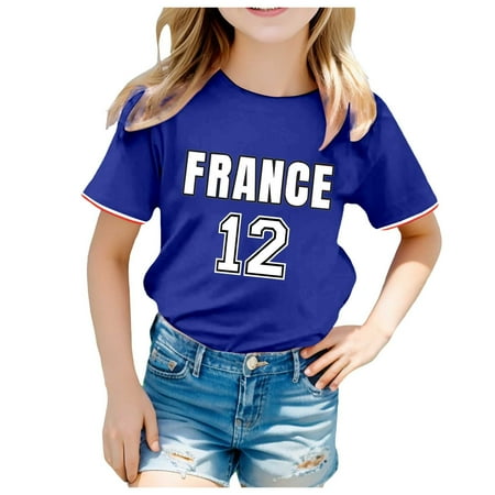 

Girls Shirts Size 12-14 Prints Short Sleeve Prints T Shirt Tops Clothes T-Shirts Clothes Light Yellow-b 160