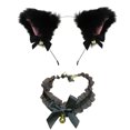 thumbnail image 1 of UPGRATOR 1Jgo Collar Con Lazo Y Diadema Orejas De Estilo Simple Y Adorable, 1 of 8