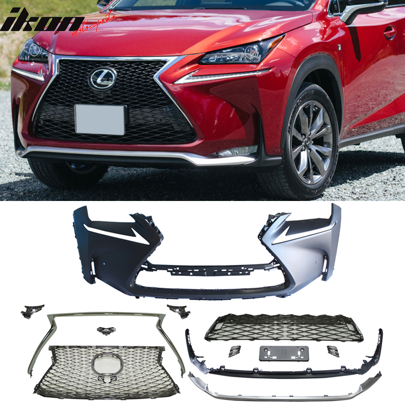 Fits 1518 Lexus NX200T NX300 F Sport Front Bumper Cover Conversion PP