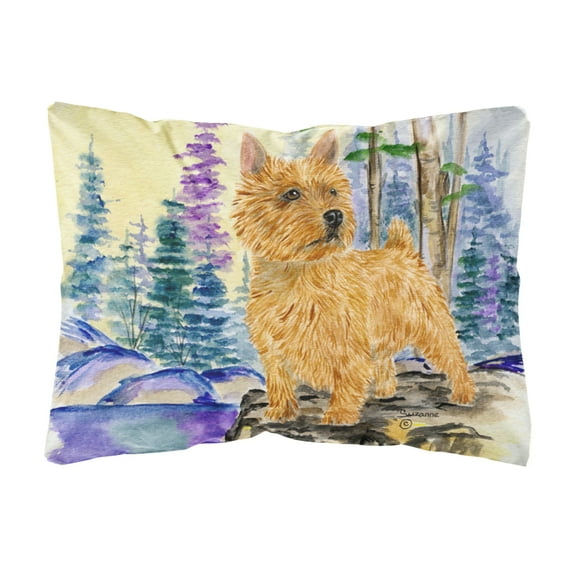 Caroline's Treasures SS8011PW1216 Norwich Terrier Decorative Canvas Fabric Pillow, 12H x16W, multicolor