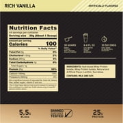 Optimum Nutrition Gold Standard 100% Isolate, Protein Powder, Rich Vanilla, 2.91 Pounds, 44 Servings. Whey Protein Isolate (Packaging May Vary)
