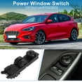 thumbnail image 2 of Interruptor de ventana eléctrica Unique Bargains No.CV6Z14529E Interruptor de control de ventana lateral frontal para Ford Focus 2012-2017 Negro, 2 of 7