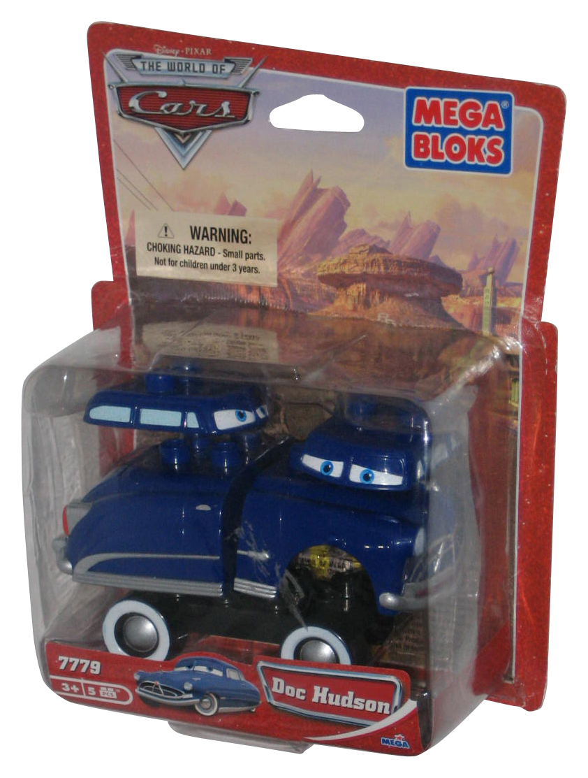 Disney World of Cars Movie Doc Hudson (2007) Mega Bloks Toy Car 7779