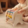 thumbnail image 4 of Hearth & Gear Textile Drum For Babies Teaching Tool Early Educational Textile Drum Modeling Textile Drum Color Learning Sensory Wood Privatizing Education Special Education Books Education in Movement, 4 of 7