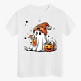 thumbnail image 7 of Toddler Baby Girl Halloween Shirt Kid Cute Bow Ghost T-Shirt Kids Short Sleeve Spooky Season Gift Tee Tops 2-3 Years White, 7 of 7