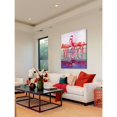 thumbnail image 3 of Marmont Hill "Pink Flamingos" by Francis Lee Jaques Painting Print on Canvas, 3 of 4