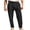 Black, variant on Men's Pants Cleanrance! Men's Travel Pants Dockers Pants for Men Men's Cotton Linen Pants Elastic Waist Drawstring Casual Trousers Lightweight Straight-Leg Loose Fit Beach Yoga Pant