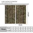 thumbnail image 3 of Camouflage Curtains Camo Camouflage Green Militarily Abstract Art Curtain with Rod Pocket for Living Room Apartment Home Decor Drapes Window Treatments 2 Panels Set 42x54 Inch, 3 of 4