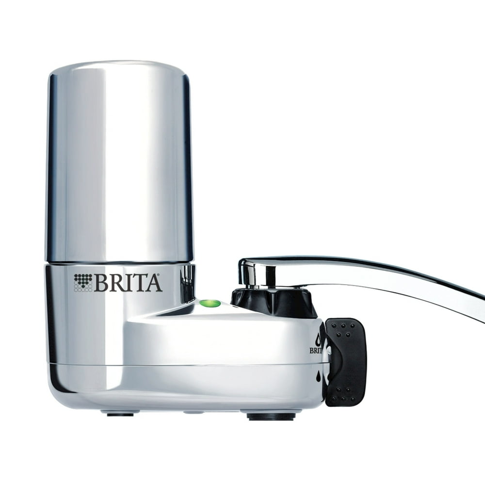 Brita Tap Water Faucet Filtration System, Reduces Lead Chrome