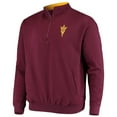 thumbnail image 2 of Men's Colosseum Maroon Arizona State Sun Devils Tortugas Logo Quarter-Zip Jacket, 2 of 3