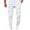 White, variant on Plus Size Sports Jogger Pants for Mens Fashion Solid Color Pocket Drawstring Casual Youth Versatile Sports Oversized Pants Save to 65% off!