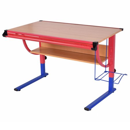 Adjustable Wooden Drafting Table Workstation Drawing Desk ...