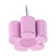 thumbnail image 4 of 20pcs Pasadores de empuje de de pulgar de flores decorativas para la decoración de tableros de corcho. Rosado, 4 of 8