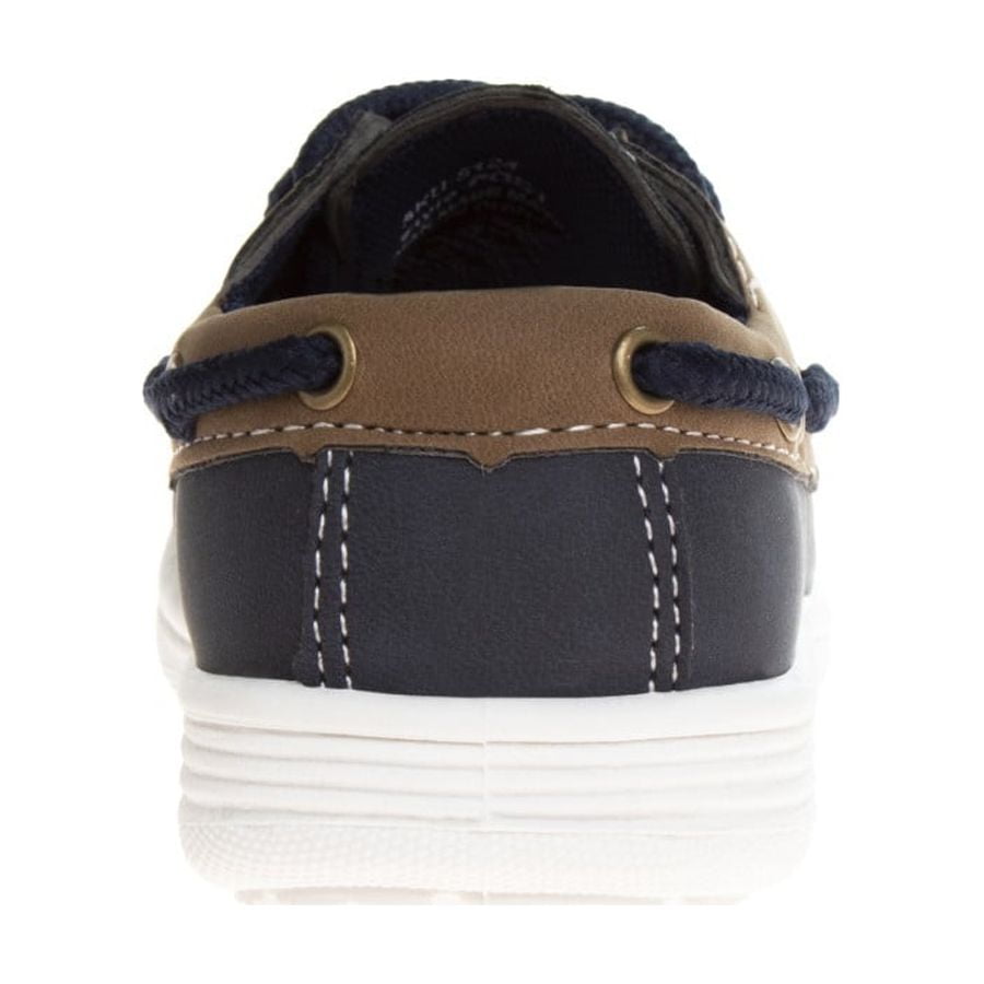 Sail Post Toddler Boys Lace-up Boat Shoes - Navy, 4