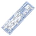 thumbnail image 3 of Teclados con cable de conejo Kawaii, teclado inalámbrico rosa, accesorios para juegos, teclado silencioso de dibujos animados, ordenador portátil de escritorio para niña, 3 of 5