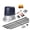 Kit 3, variant on Heavy Duty 900-1200KG Loading Automatic Electric Sliding Gate Opener Motor With 2PS Remote Control 4M Steel Racks To Move Gate ,Easy to Install