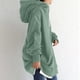 thumbnail image 5 of Puntoco Coat Sudadera con capucha para mujer Cremallera Manga larga Sudaderas Abrigo largo tops con bolsillos Liquidación Puntoco Puntoco-1, 5 of 7