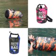 thumbnail image 3 of Advancent Bolsa de natación impermeable de 15/20L/30L, de saco seco, colores de camuflaje, pesca, canotaje, kayak, almacenamiento, bolsa de Deportes acuáticos camuflaje naranja 23x57cm, 3 of 6