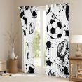 thumbnail image 3 of Castle Fairy Football Baseball Black Out Curtains for Teens Women Men,Sport Gamer Curtains Pack Of 2 (42X63 Each),Abstract Watercolor Splash Bedroom Curtains,Lightweight Room Decor, 3 of 6