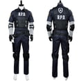 thumbnail image 3 of Disfraz de cosplay de Leon, pantalones Wesker, juego de remake Evil 4, fiesta de carnaval de Halloween, traje del servicio secreto de Scott Kennedy para hombres adultos, 3 of 5