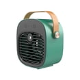 thumbnail image 2 of Mini Climatiseur Rechargeable Réglable Refroidisseurs de Table Intérieurs Refroidisseur d'Eau Portable Maison Bureau Ventilateur Personnel Intérieur Extérieur Randonnée Refroidissement Vert, 2 of 8