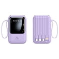 thumbnail image 3 of Bdday Large Screen Digital Display Portable Power Bank 5000mAh With Integrated Charging Cable And Convenient Lanyard Attachment, 3 of 9