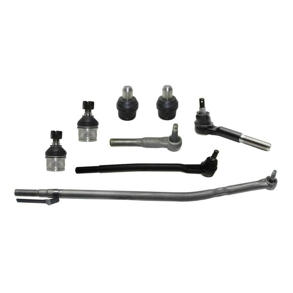 8 Pieces Front Tie Rod Ends Outer Inner   Upper & Lower Ball Joints Suspension Steering Kit Fits select: 1999-2004 FORD F250, 1999-2004 FORD F350