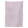 thumbnail image 3 of Ambesonne Floral Tablecloth Rectangular Table Cover, Magnolia Flower and Buds, 52"x70", Almond Green Fuchsia, 3 of 4