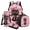 Cat Strawberry Daisy Flower, variant on ZUXONGSY Cherry Blossom Owl Print School Bag and Lunch Box Set Kids Backpack Purse for Girls Boys Middle School Bookbag with Pencil Case and Water Bottle Holder Schoolbags Rucksack