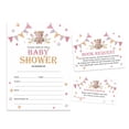 thumbnail image 1 of Inkdotpot Set Of 30Teddy Bear Baby Shower Invitations-Diaper Raffle Tickets And Baby Shower Book Request Cards Gender Neutral Invites Its A Boy Its A Girl, 1 of 8