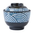 thumbnail image 1 of 1pc Japanese Style Miso with Lid Soup Bowl Ramen Bowl Melamine Soup Bowl, 1 of 4