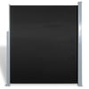 Patio Terrace Side Awning 63"x118" Black