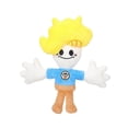 thumbnail image 1 of Bryson och Ham Söta Plushies Superpojke med Gult Hår Droolande Skinka Kudde Mjuk Plysch Leksak Fylld Docka Present, 1 of 5