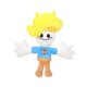 thumbnail image 1 of Bryson och Ham Söta Plushies Superpojke med Gult Hår Droolande Skinka Kudde Mjuk Plysch Leksak Fylld Docka Present, 1 of 5